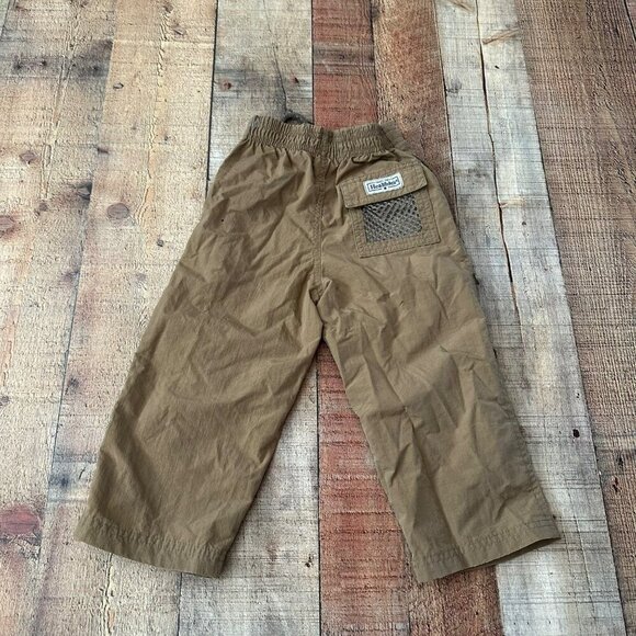 Healthtex Toddler Boys Nylon Cargo Pants Size 2T Tan Elastic Waist - Picture 4 of 6